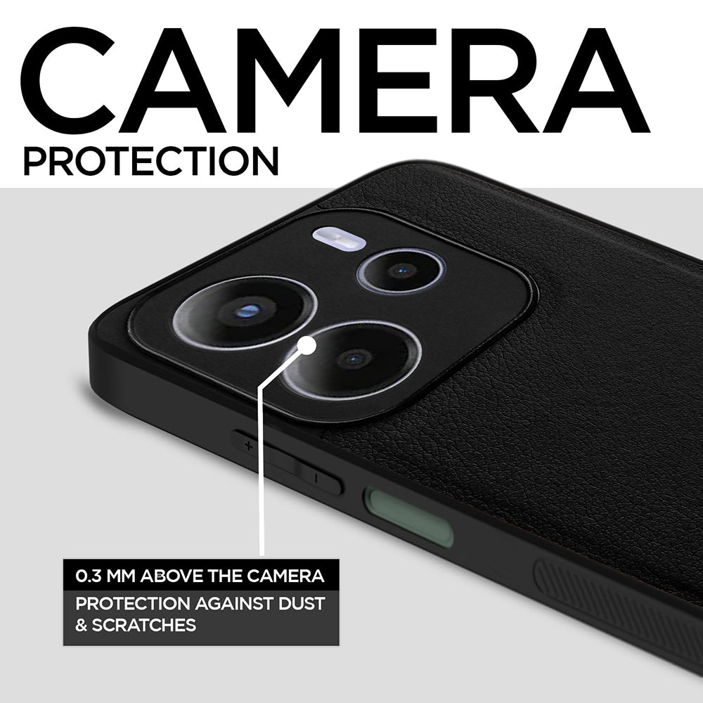 Leather PC TPU Cover for Mi Redmi Note 14 5G