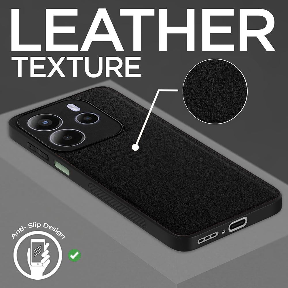 Leather PC TPU Cover for Mi Redmi Note 14 5G
