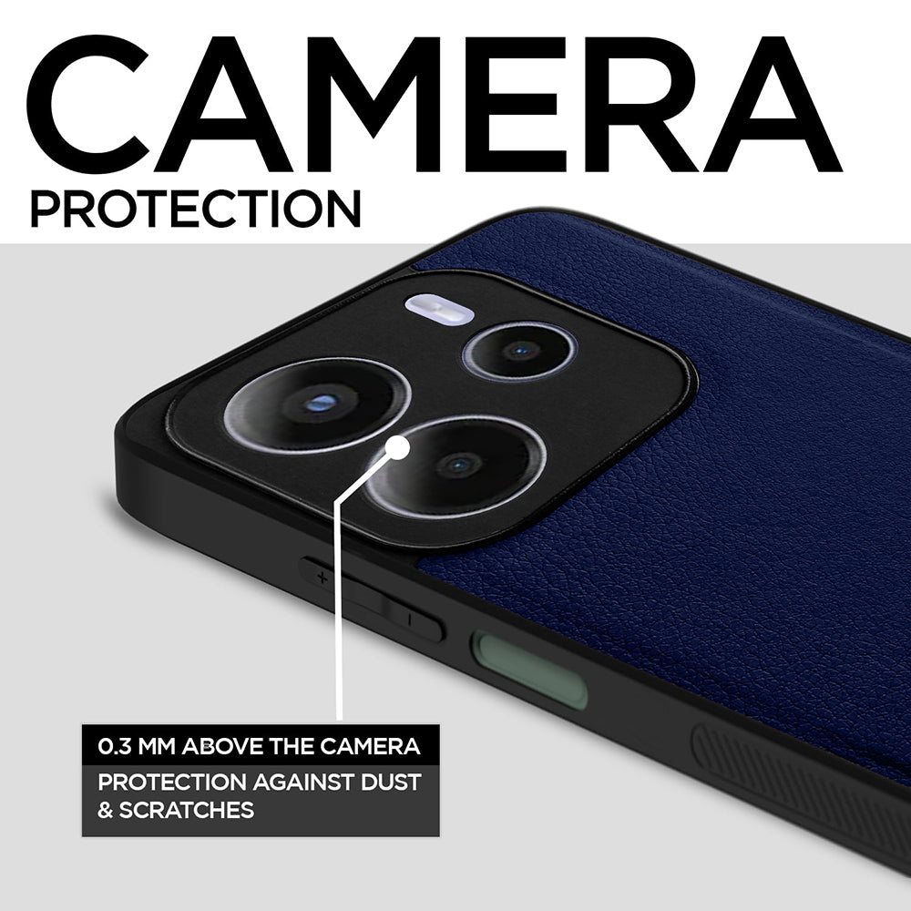 Leather PC TPU Cover for Mi Redmi Note 14 5G