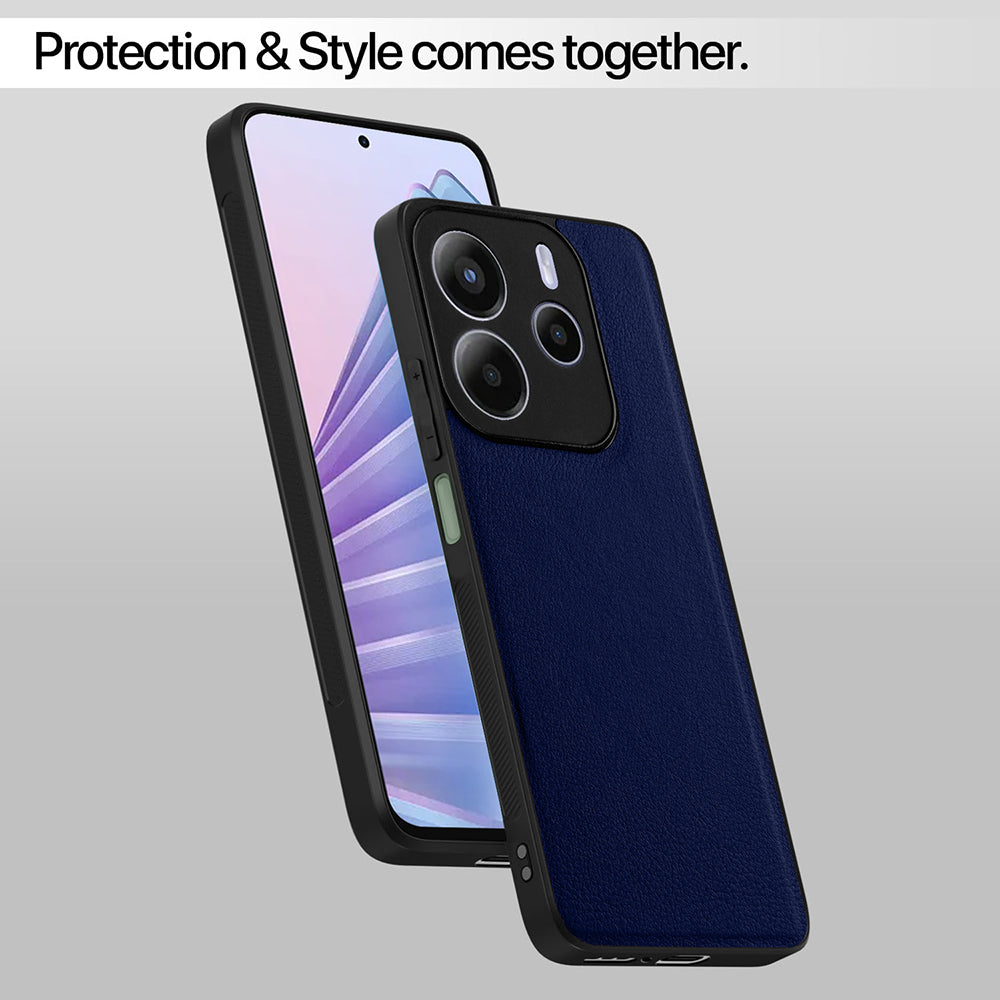 Leather PC TPU Cover for Mi Redmi Note 14 5G