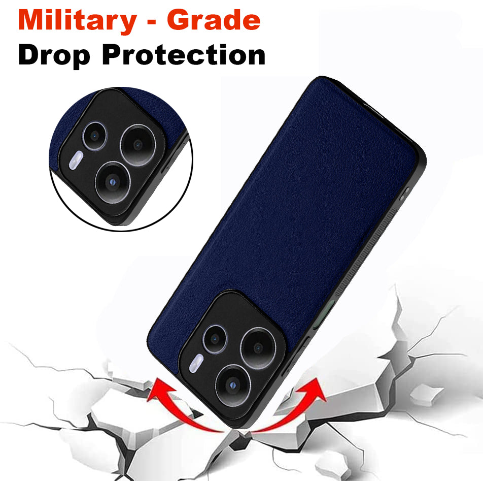 Leather PC TPU Cover for Mi Redmi Note 14 5G