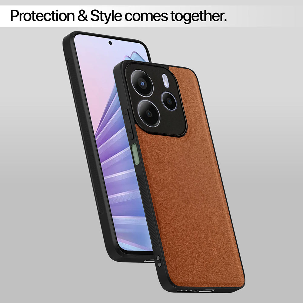 Leather PC TPU Cover for Mi Redmi Note 14 5G