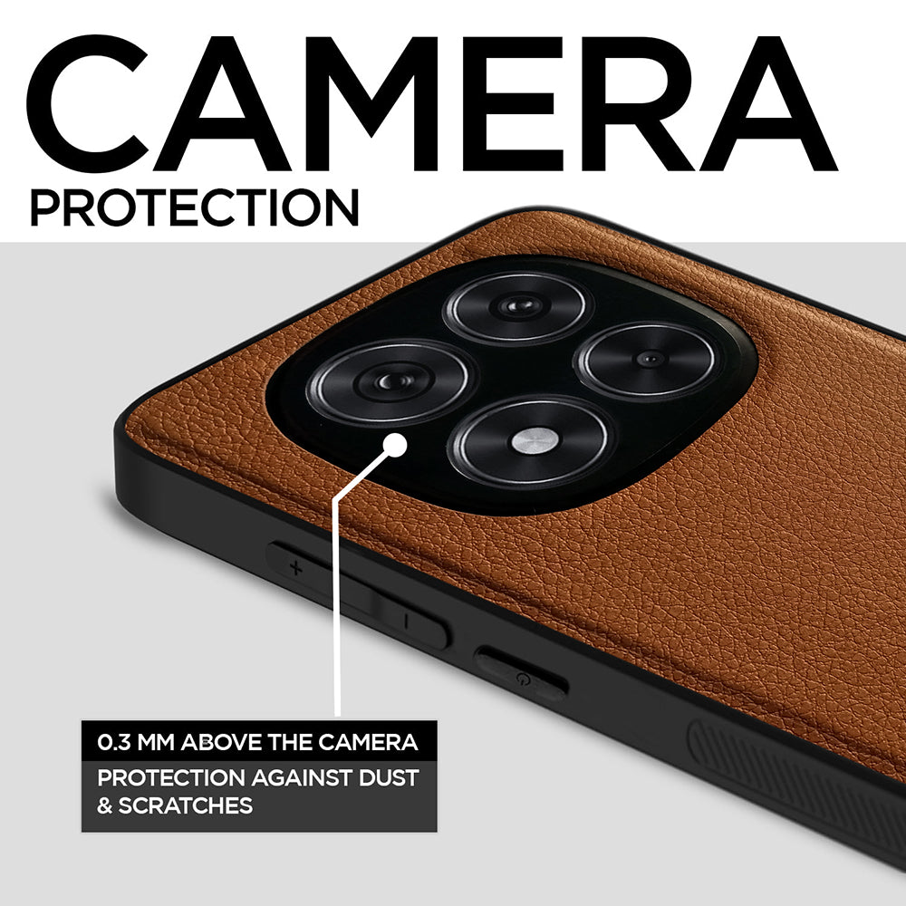 Leather PC TPU Cover for Mi Redmi Note 14 Pro 5G