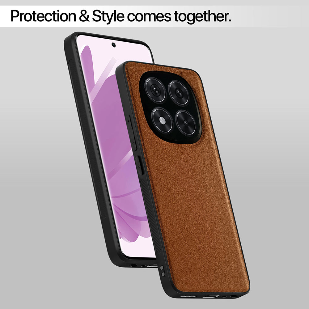Leather PC TPU Cover for Mi Redmi Note 14 Pro 5G