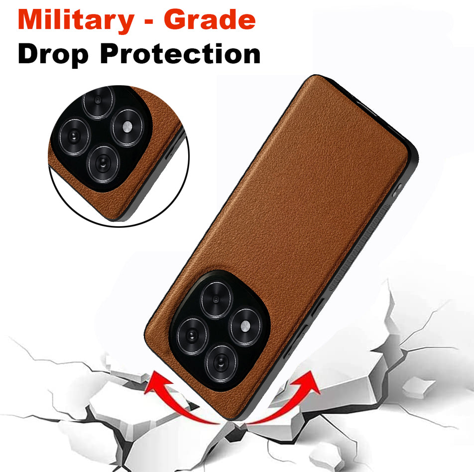 Leather PC TPU Cover for Mi Redmi Note 14 Pro 5G
