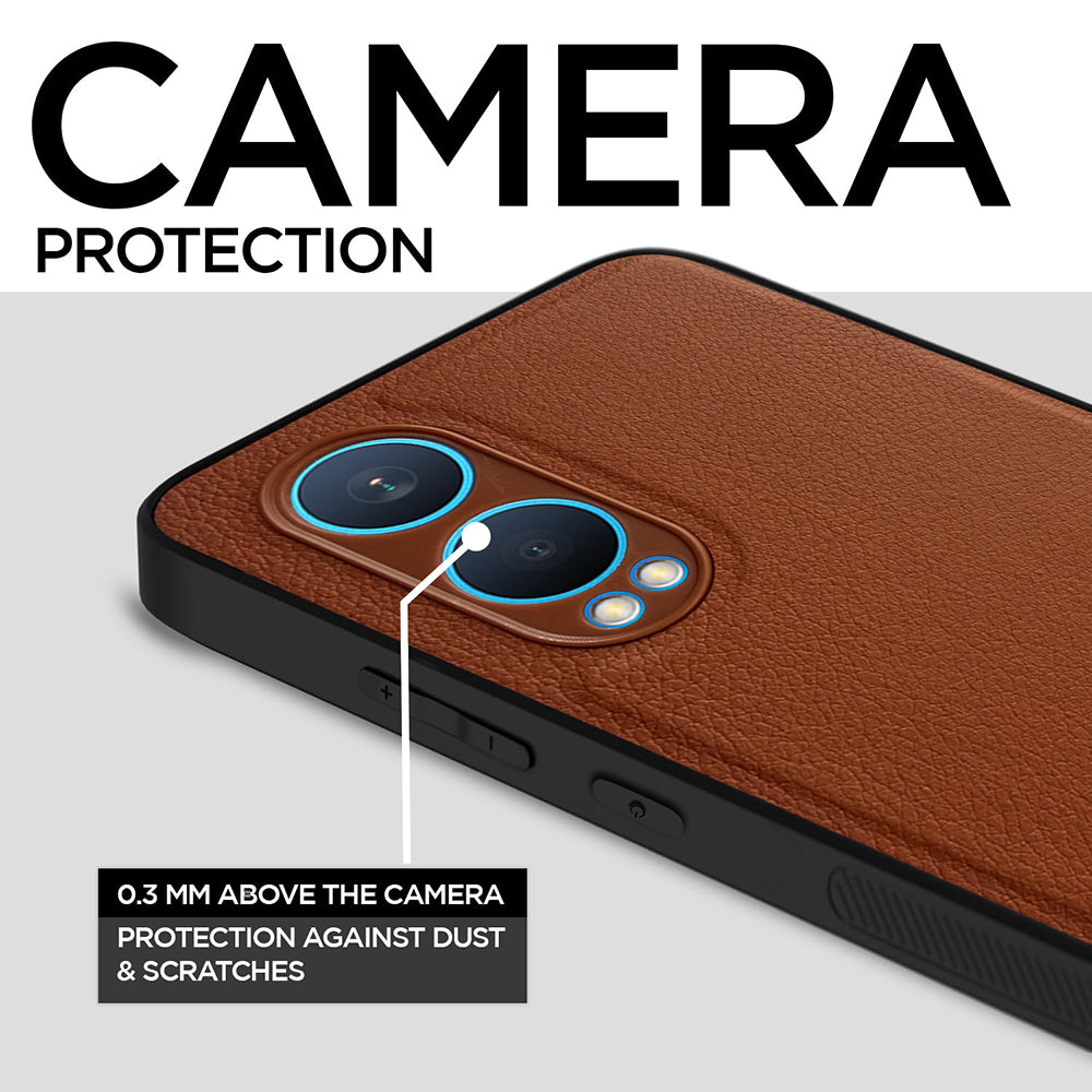 Leather PC TPU Cover for OnePlus Nord CE4 Lite 5G