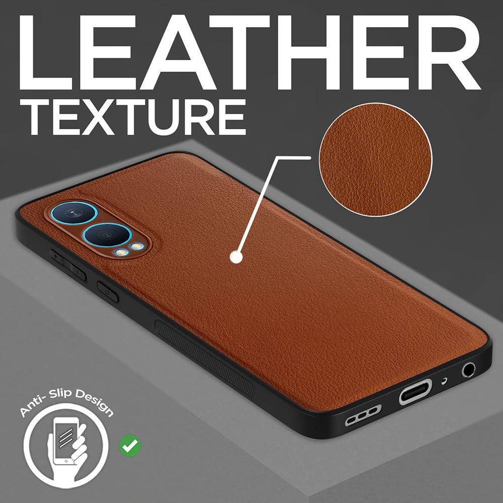 Leather PC TPU Cover for OnePlus Nord CE4 Lite 5G