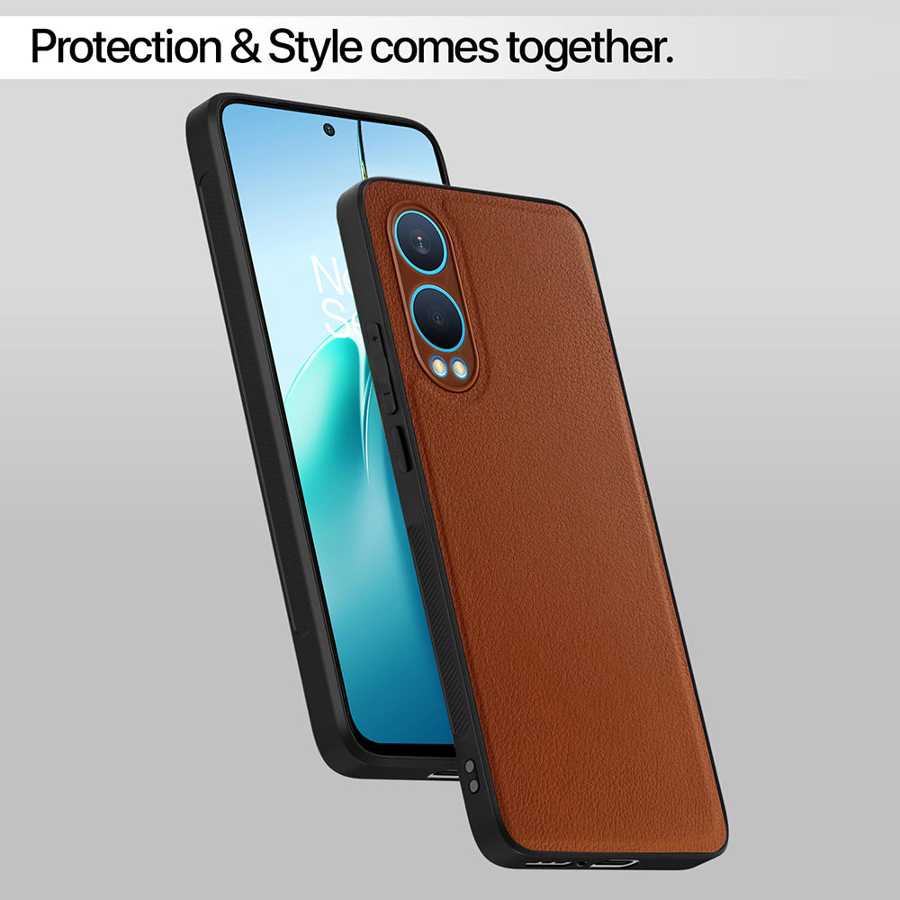 Leather PC TPU Cover for OnePlus Nord CE4 Lite 5G