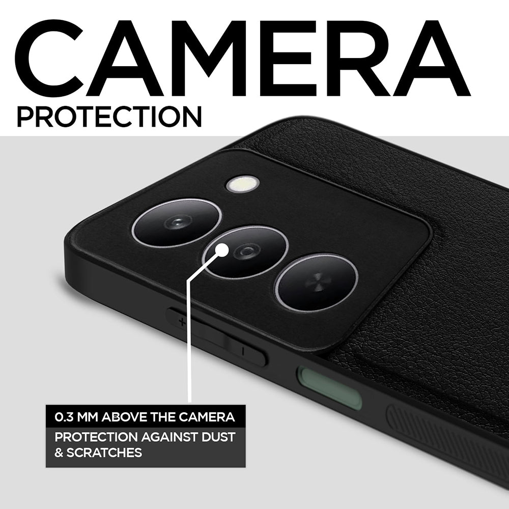 Leather PC TPU Cover for Realme 14x 5G / P3x 5G