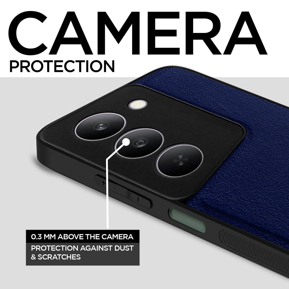 Leather PC TPU Cover for Realme 14x 5G / P3x 5G