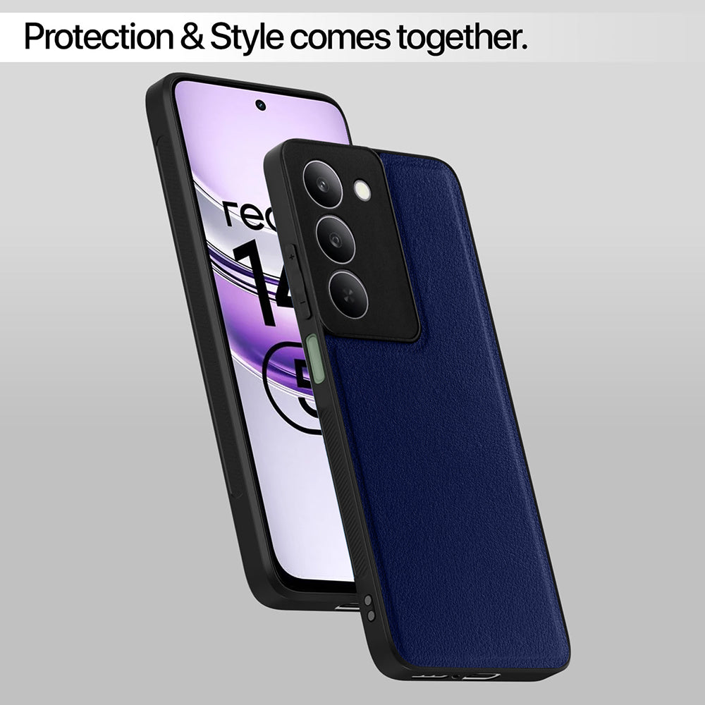 Leather PC TPU Cover for Realme 14x 5G / P3x 5G
