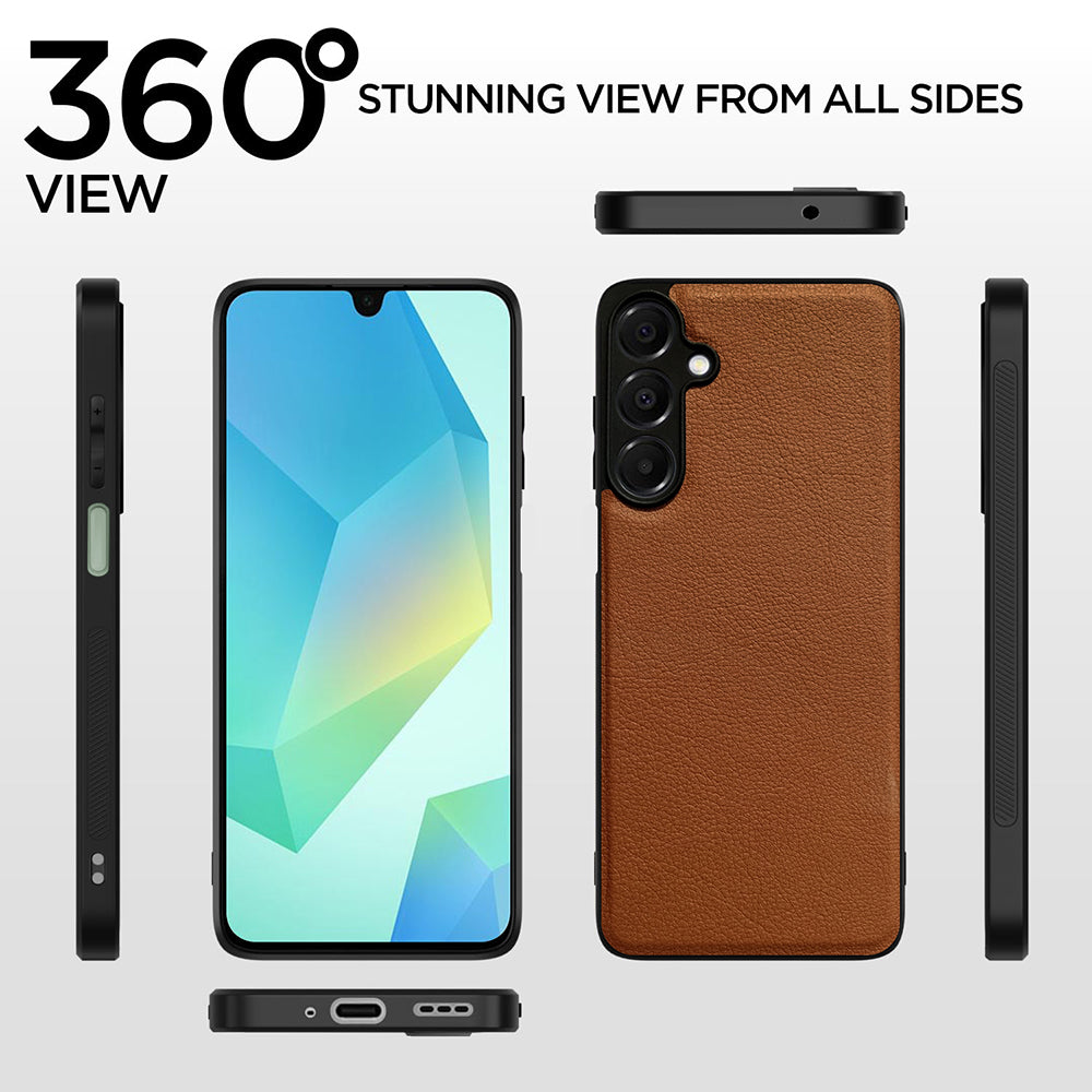 Leather PC TPU Cover for Samsung Galaxy A16 5G