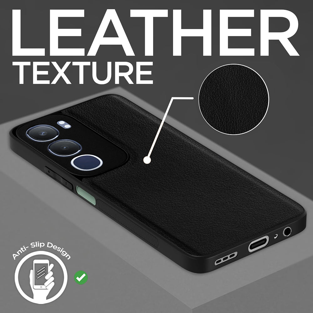 Leather PC TPU Cover for Vivo Y29 5G