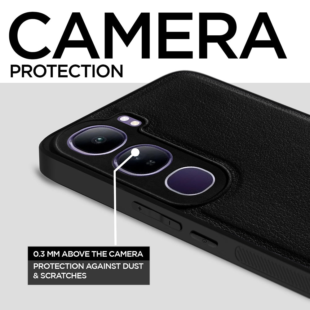Leather PC TPU Cover for Vivo Y300 5G / V40 Lite 5G