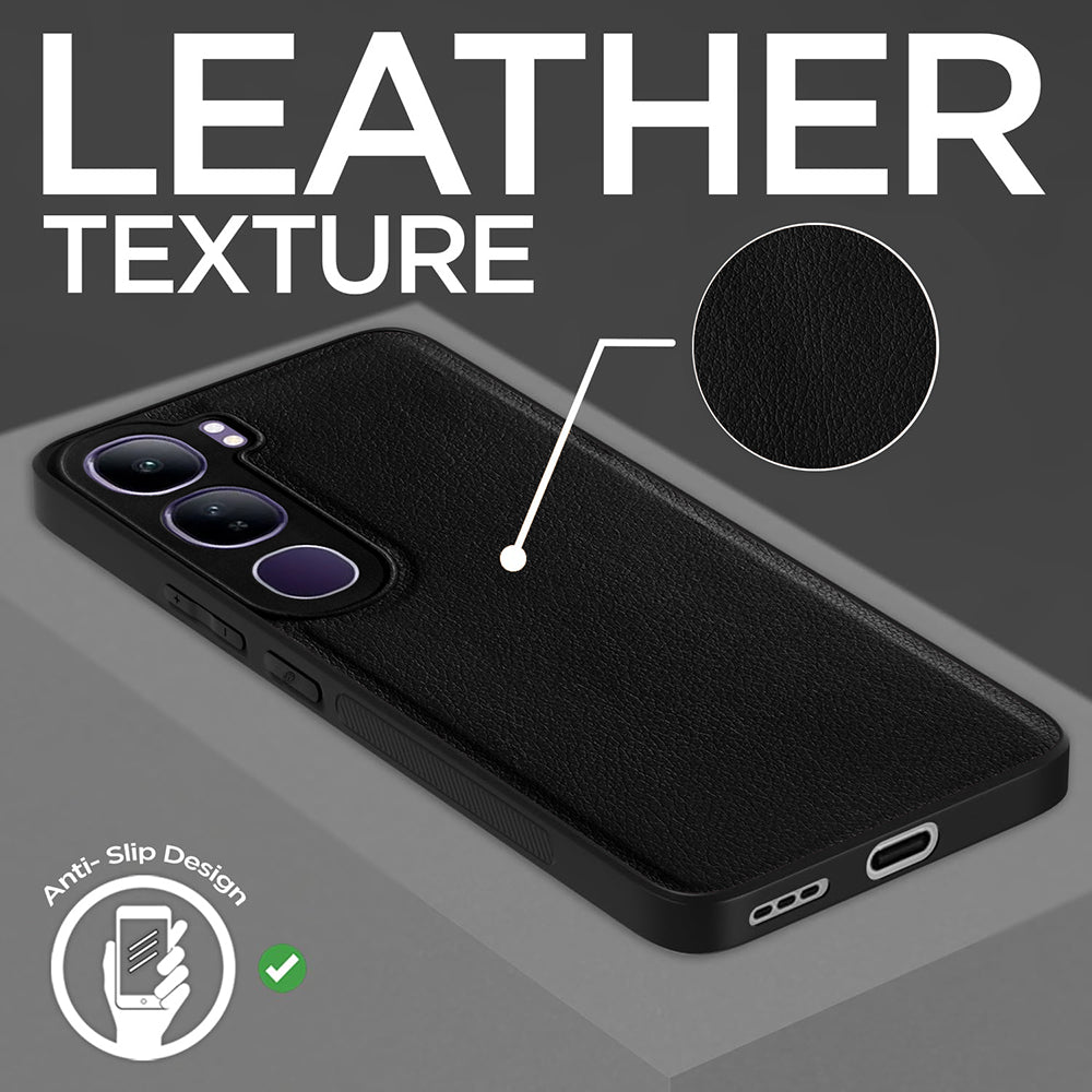 Leather PC TPU Cover for Vivo Y300 5G / V40 Lite 5G