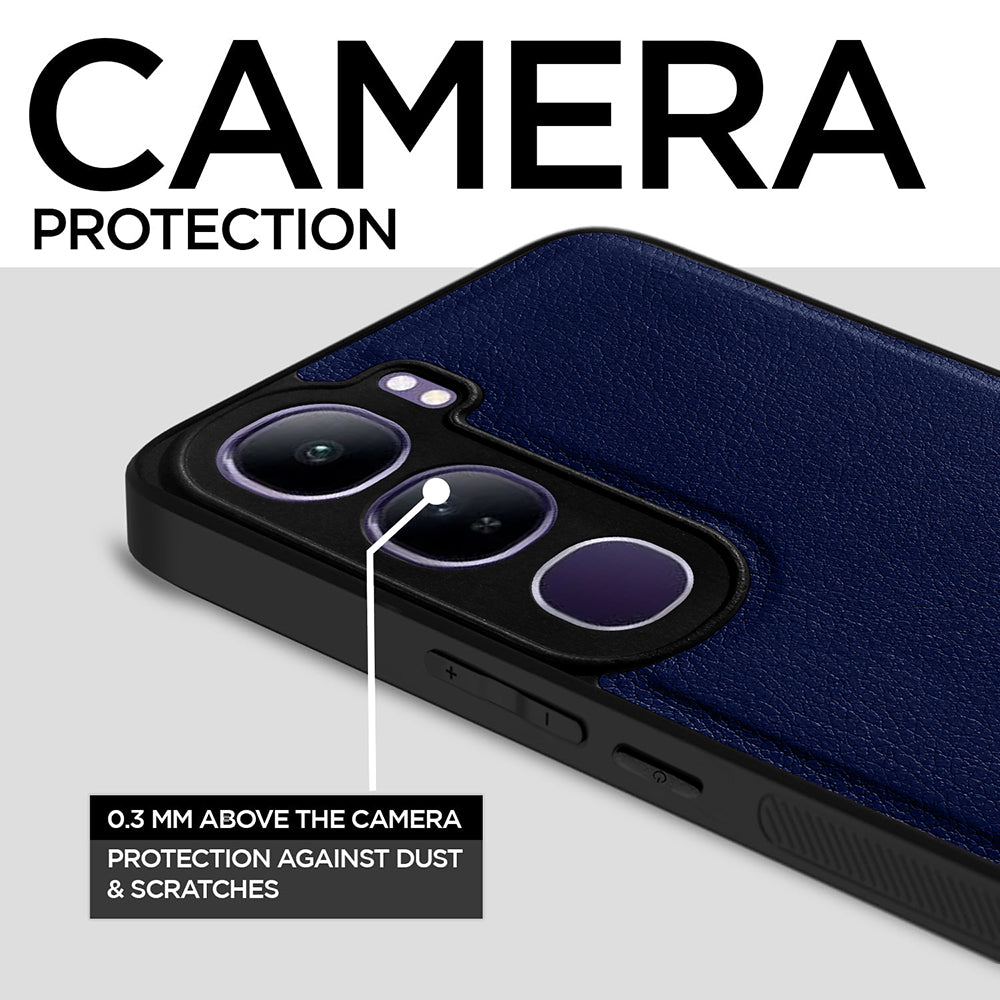Leather PC TPU Cover for Vivo Y300 5G / V40 Lite 5G