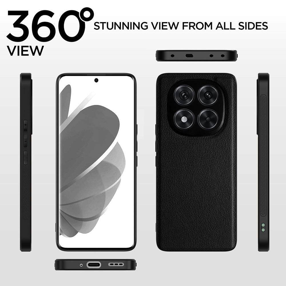 Leather PC TPU Cover for Mi Redmi Note 14 Pro Plus 5G