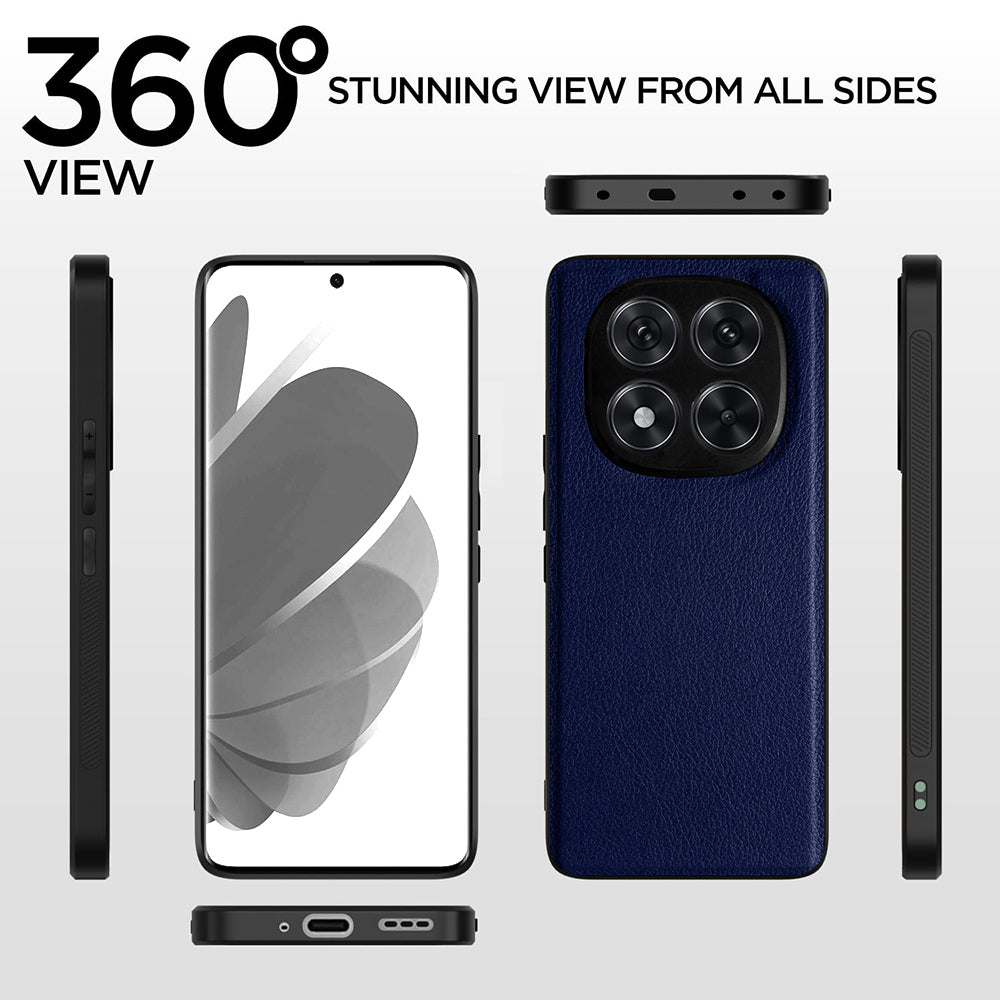 Leather PC TPU Cover for Mi Redmi Note 14 Pro Plus 5G