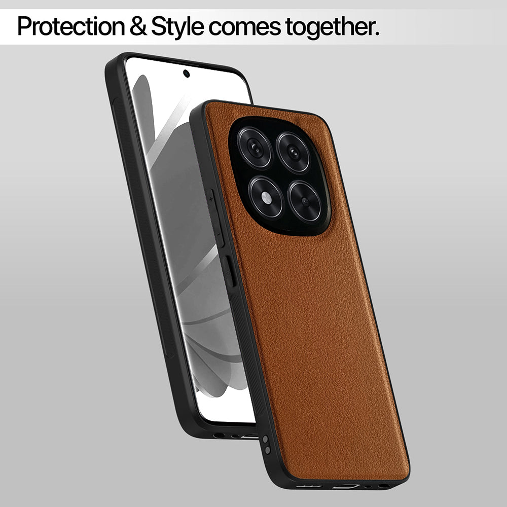Leather PC TPU Cover for Mi Redmi Note 14 Pro Plus 5G
