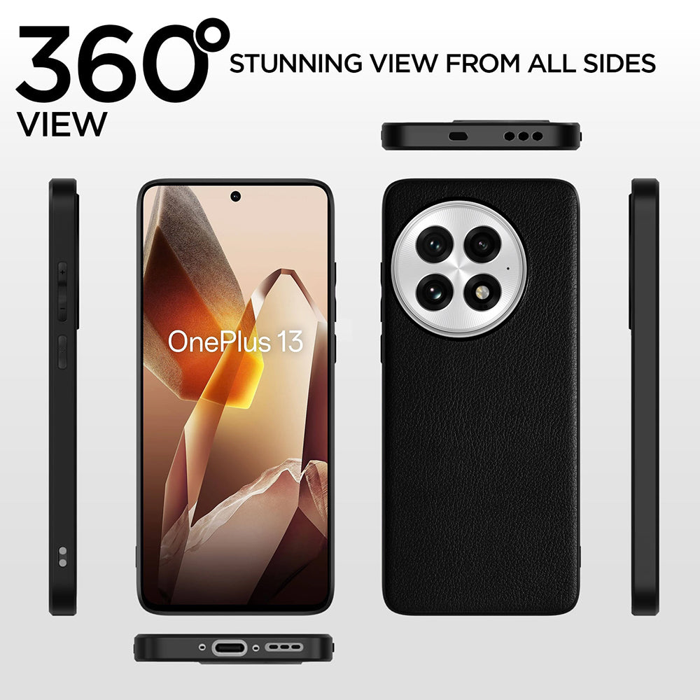 Leather PC TPU Cover for OnePlus 13 5G