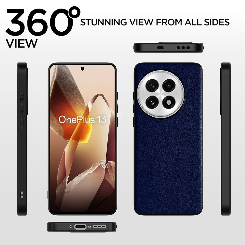 Leather PC TPU Cover for OnePlus 13 5G