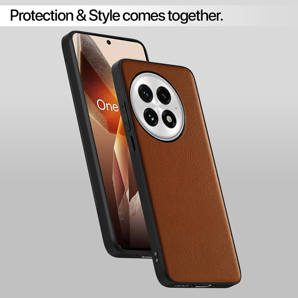 Leather PC TPU Cover for OnePlus 13 5G