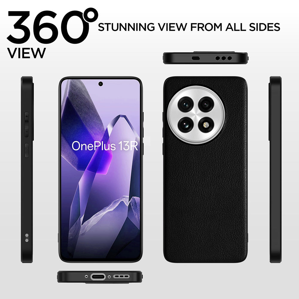 Leather PC TPU Cover for OnePlus 13R 5G