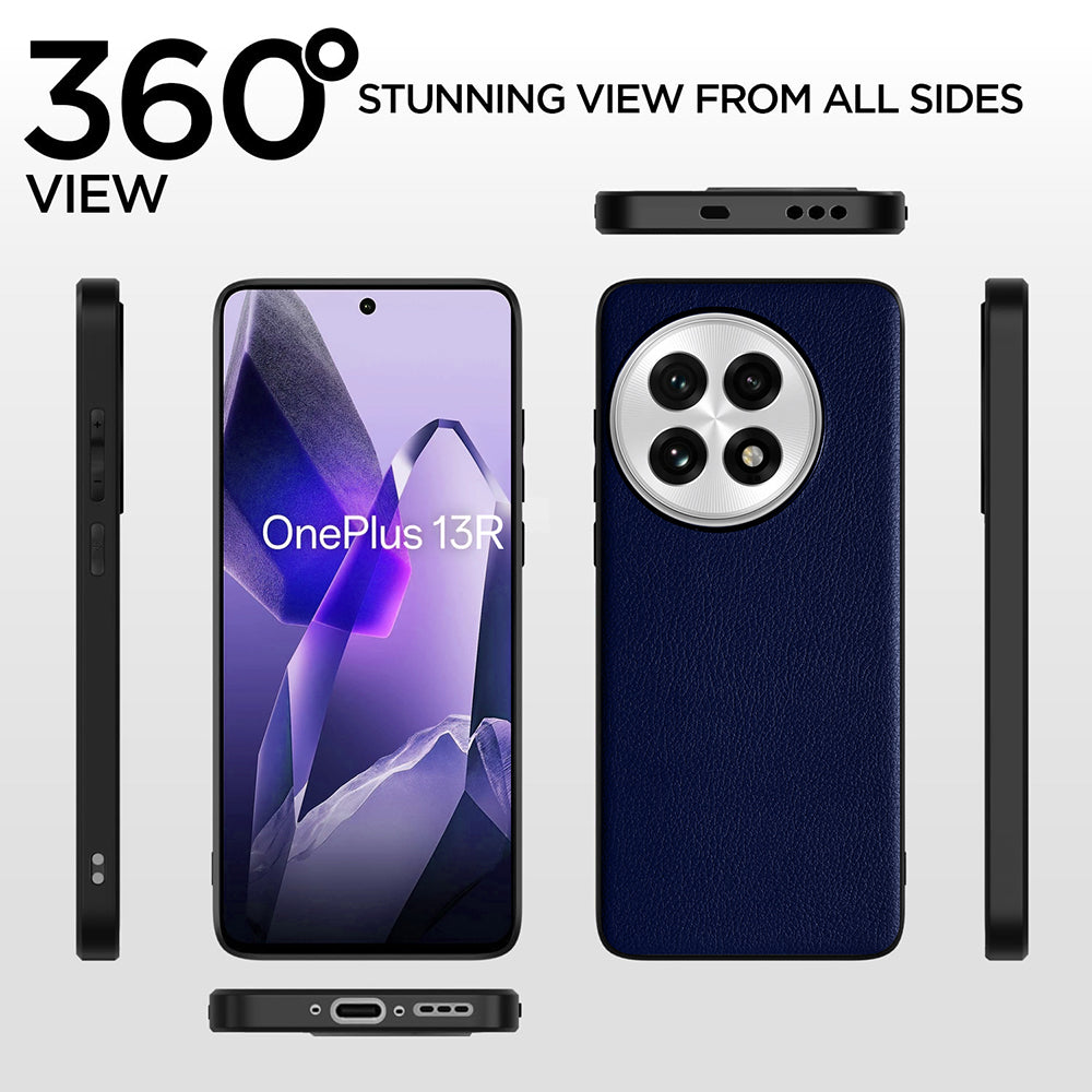 Leather PC TPU Cover for OnePlus 13R 5G