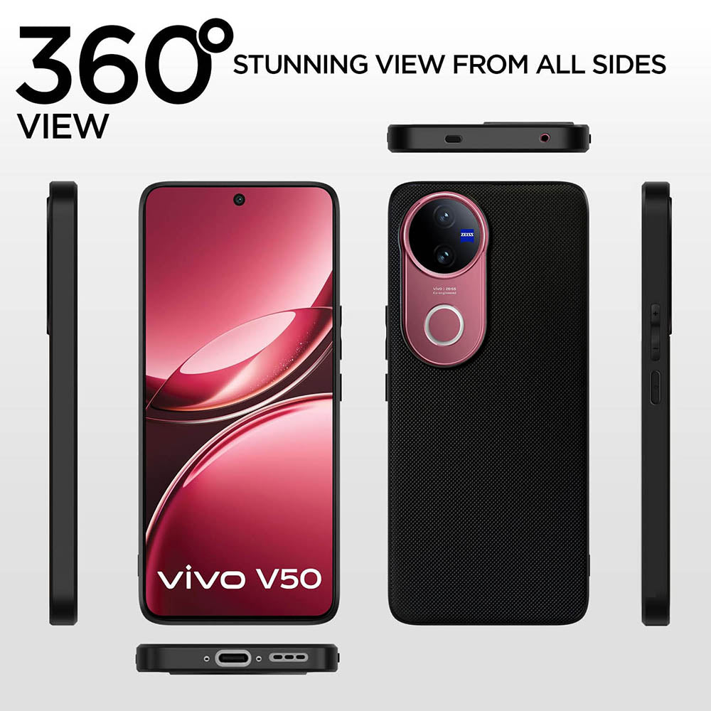 Leather PC TPU Cover for Vivo V50 5G / V50e 5G