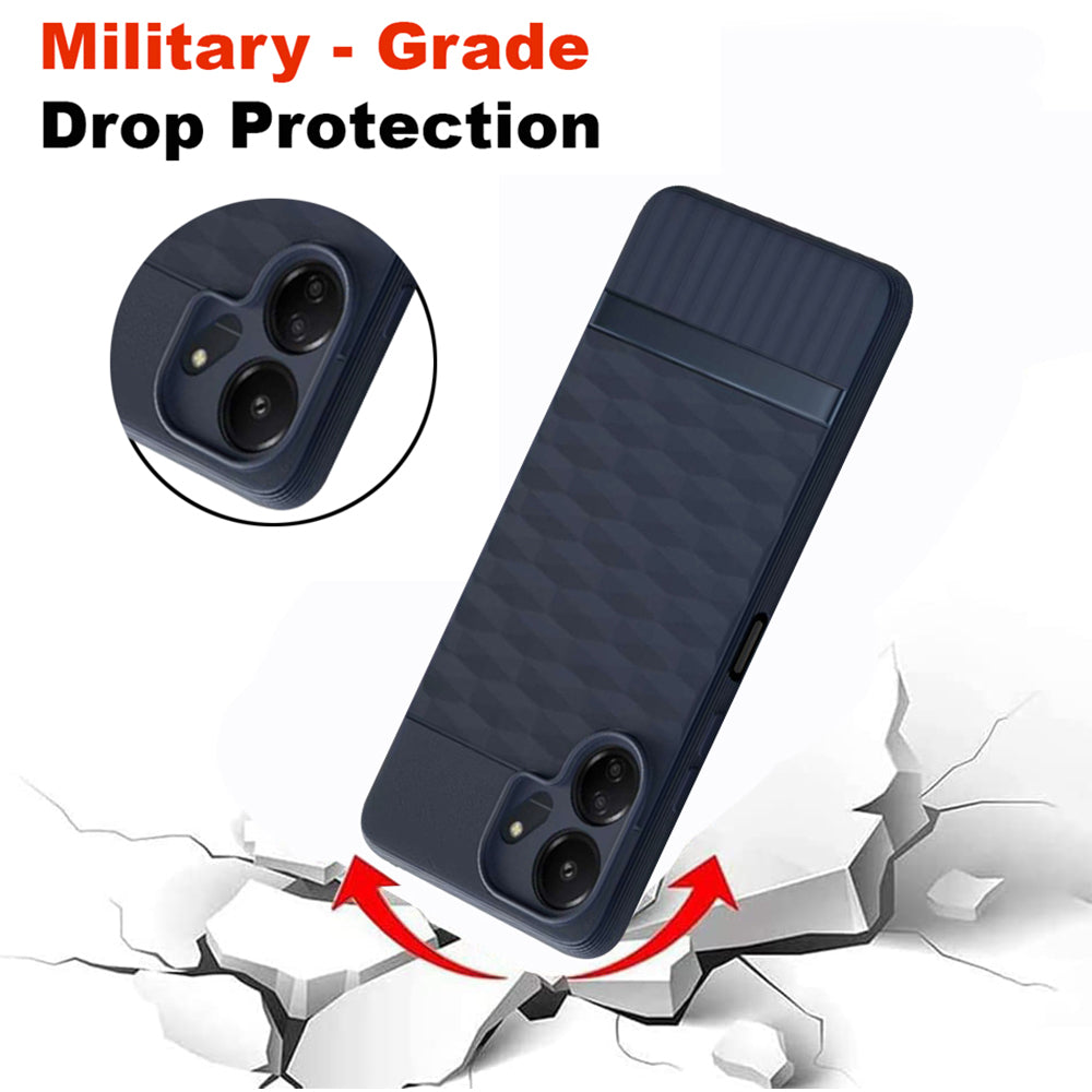 Shockproof Flexible Soft Silicone Back Cover for Mi Redmi 13C 4G / Poco C65 4G