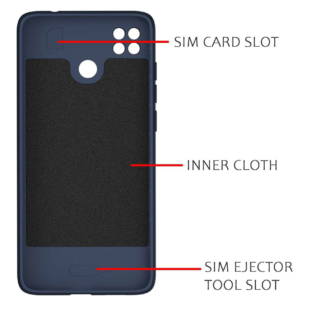 Shockproof Flexible Soft Silicone Back Cover for Mi Redmi 9 / 9C / 9 Activ / 10A / Poco C31