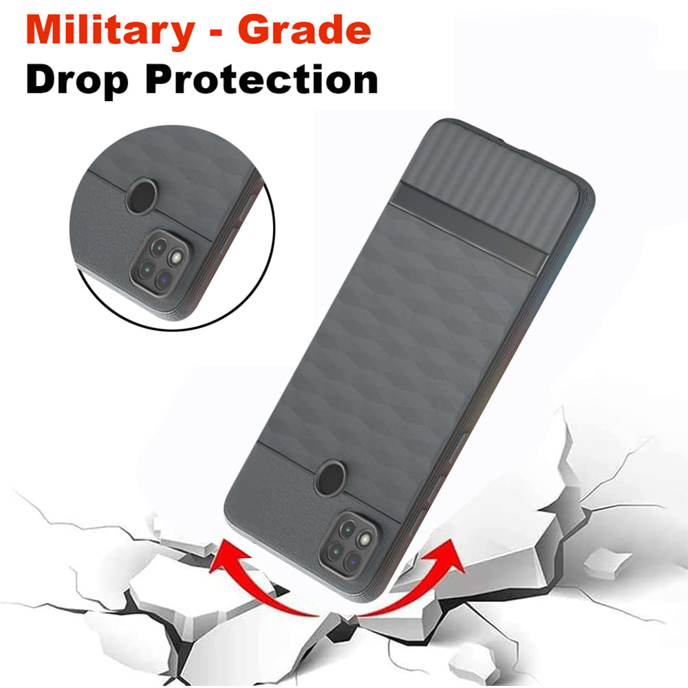 Shockproof Flexible Soft Silicone Back Cover for Mi Redmi 9 / 9C / 9 Activ / 10A / Poco C31