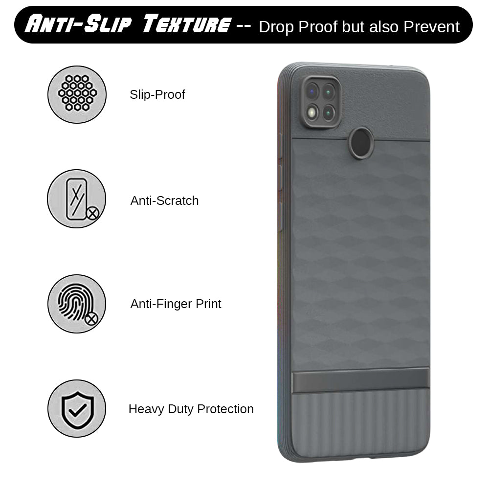 Shockproof Flexible Soft Silicone Back Cover for Mi Redmi 9 / 9C / 9 Activ / 10A / Poco C31