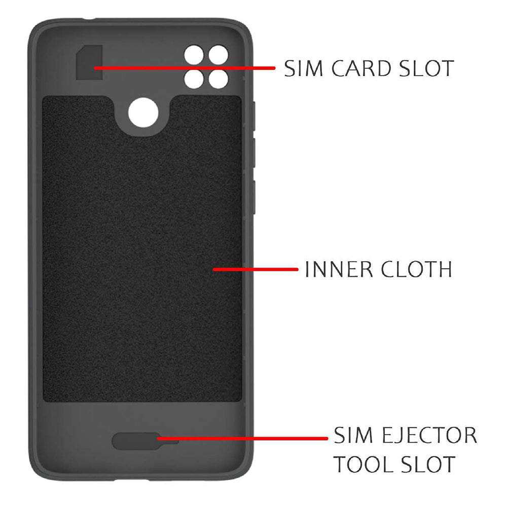 Shockproof Flexible Soft Silicone Back Cover for Mi Redmi 9 / 9C / 9 Activ / 10A / Poco C31