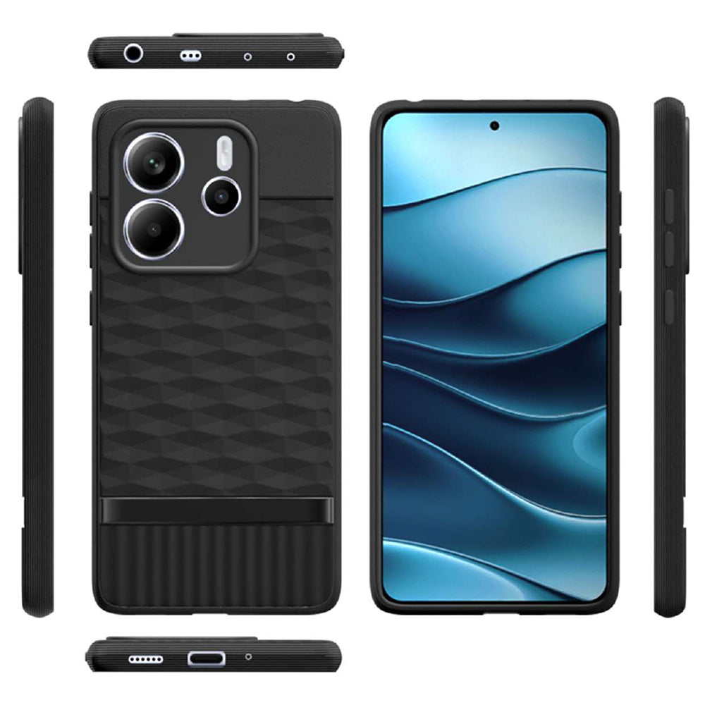 Shockproof Flexible Soft Silicone Back Cover for Mi Redmi Note 14 5G