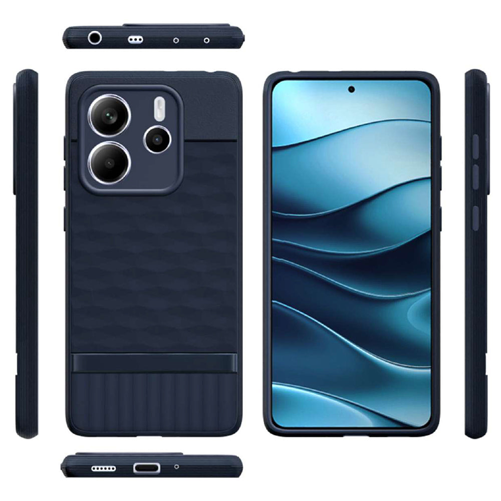 Shockproof Flexible Soft Silicone Back Cover for Mi Redmi Note 14 5G