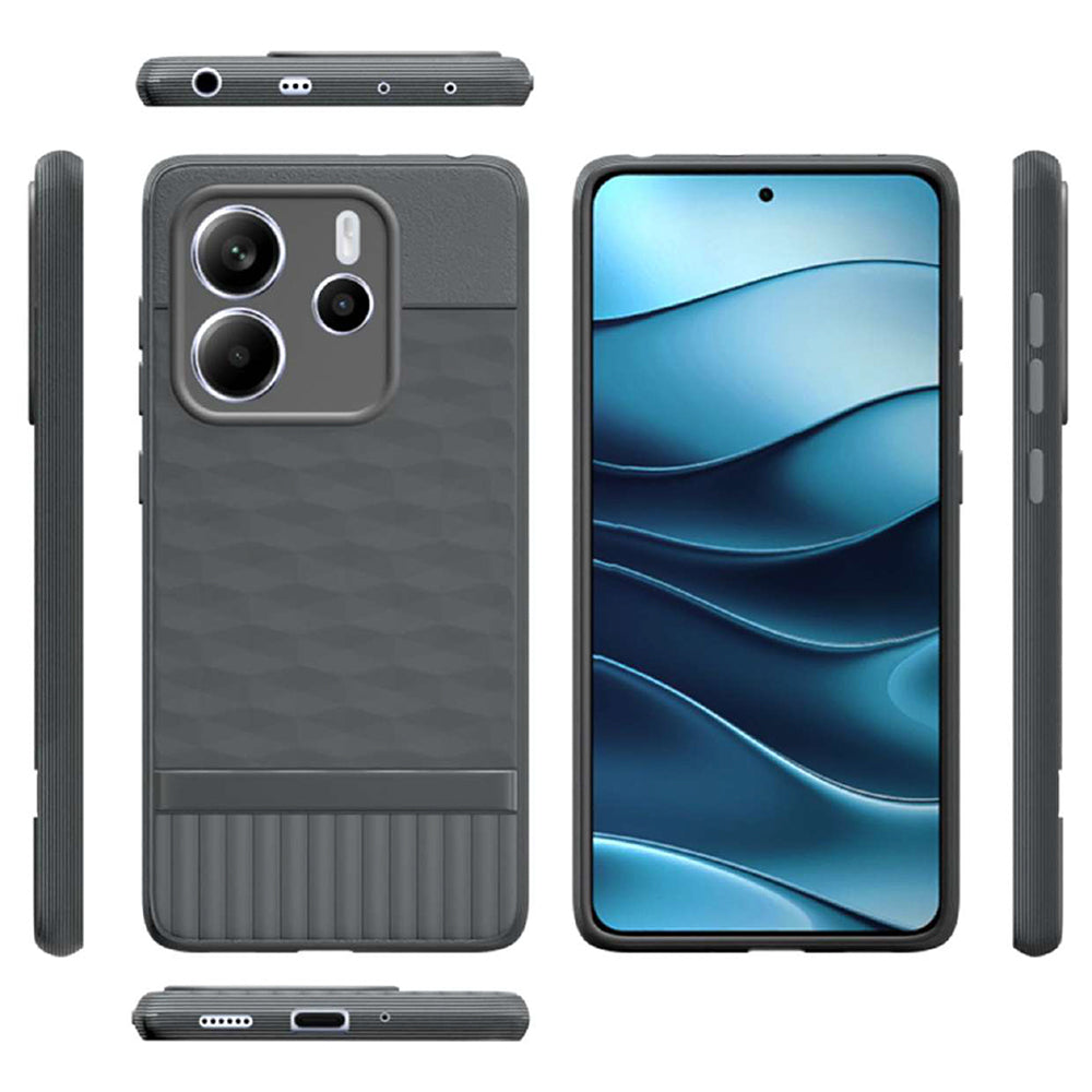 Shockproof Flexible Soft Silicone Back Cover for Mi Redmi Note 14 5G