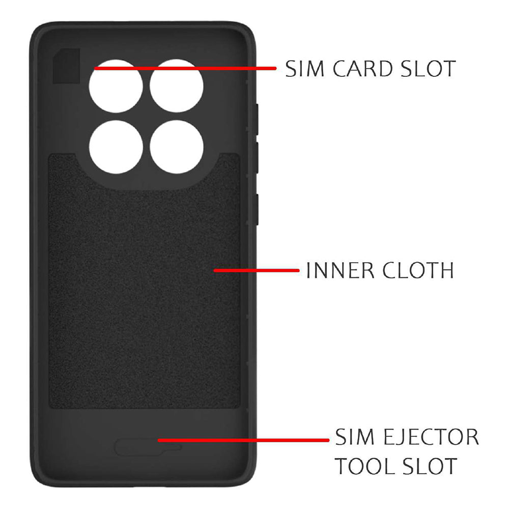 Shockproof Flexible Soft Silicone Back Cover for Mi Redmi Note 14 Pro 5G / 14 Pro 4G / Poco X7 5G