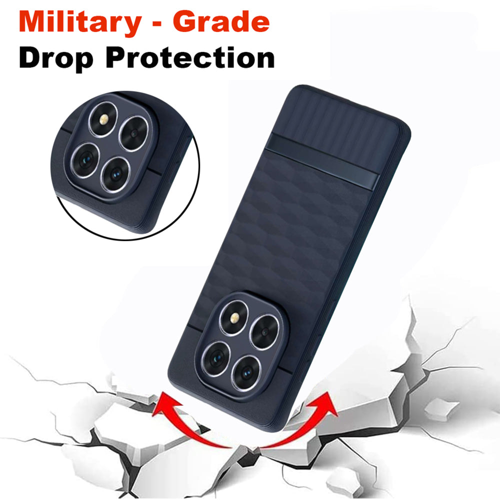 Shockproof Flexible Soft Silicone Back Cover for Mi Redmi Note 14 Pro 5G / 14 Pro 4G / Poco X7 5G