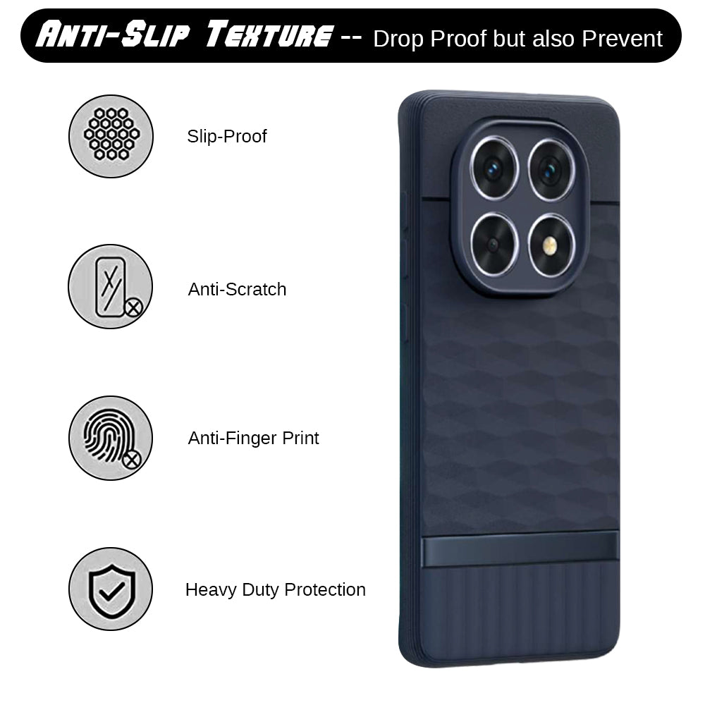 Shockproof Flexible Soft Silicone Back Cover for Mi Redmi Note 14 Pro 5G / 14 Pro 4G / Poco X7 5G