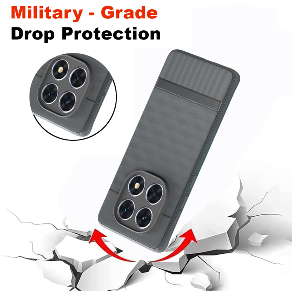 Shockproof Flexible Soft Silicone Back Cover for Mi Redmi Note 14 Pro 5G / 14 Pro 4G / Poco X7 5G