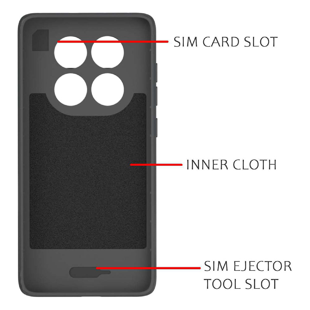 Shockproof Flexible Soft Silicone Back Cover for Mi Redmi Note 14 Pro 5G / 14 Pro 4G / Poco X7 5G