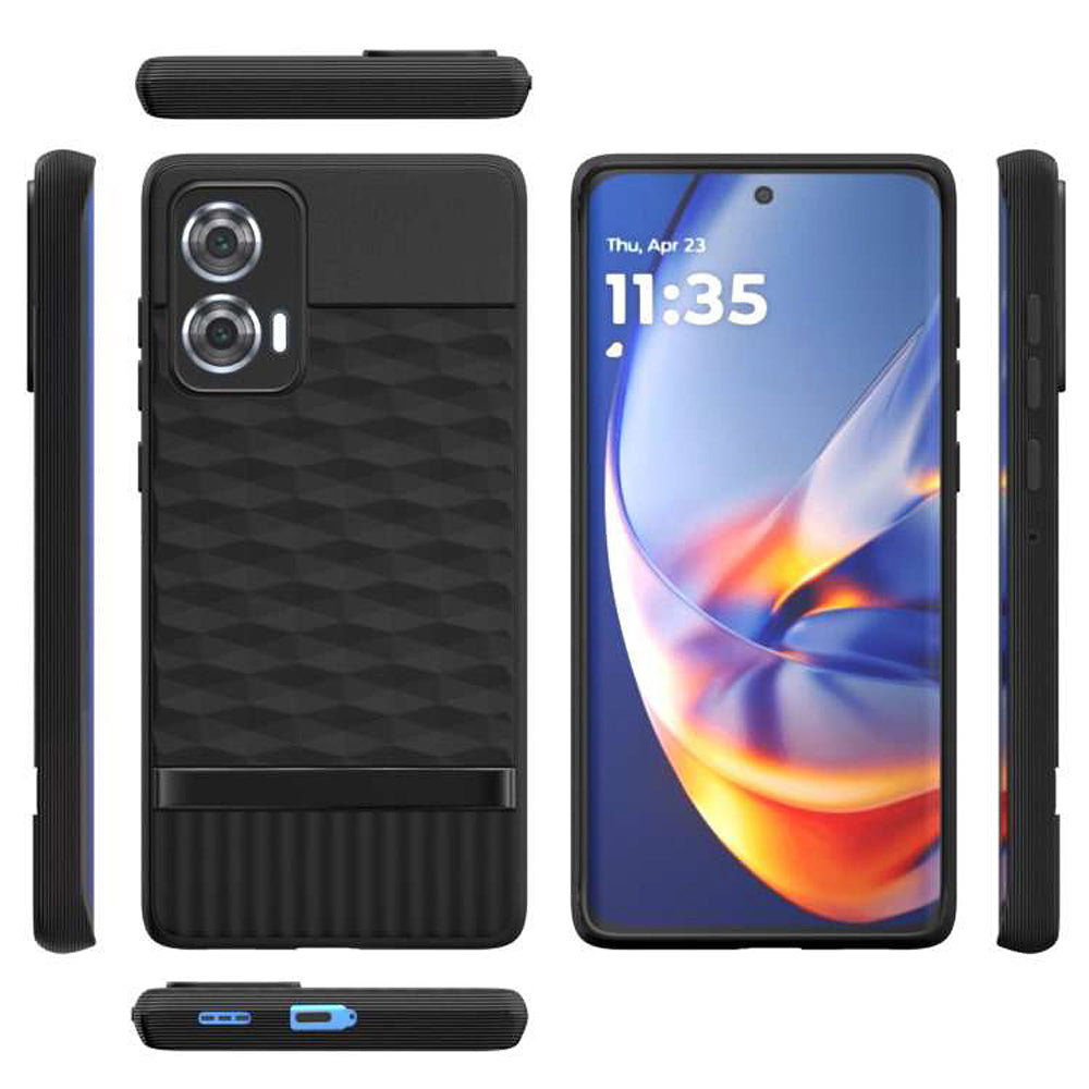 Shockproof Flexible Soft Silicone Back Cover for Motorola Moto Edge 50 Fusion 5G / G96 5G