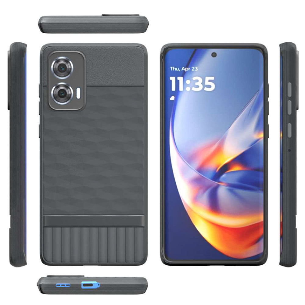 Shockproof Flexible Soft Silicone Back Cover for Motorola Moto Edge 50 Fusion 5G / G96 5G