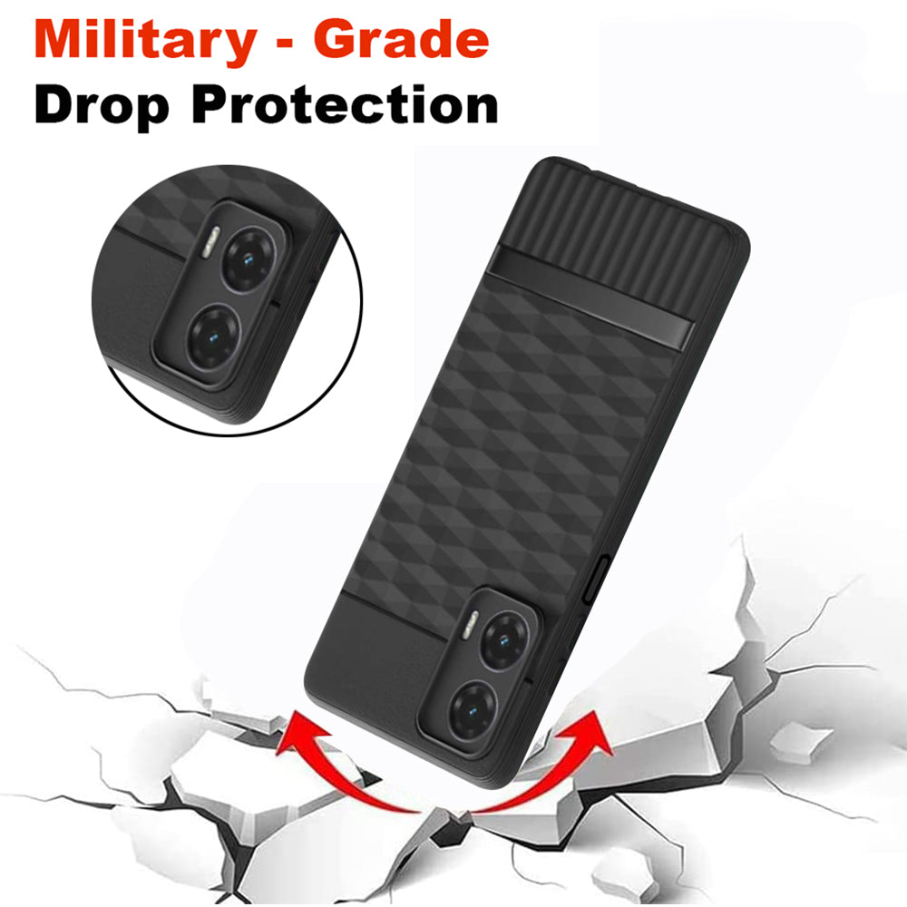 Shockproof Flexible Soft Silicone Back Cover for Motorola Moto G35 5G