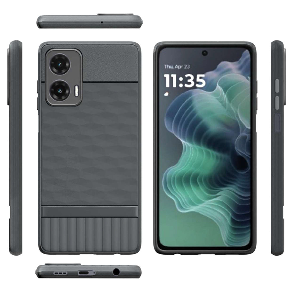 Shockproof Flexible Soft Silicone Back Cover for Motorola Moto G35 5G