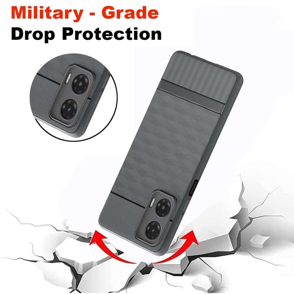 Shockproof Flexible Soft Silicone Back Cover for Motorola Moto G35 5G