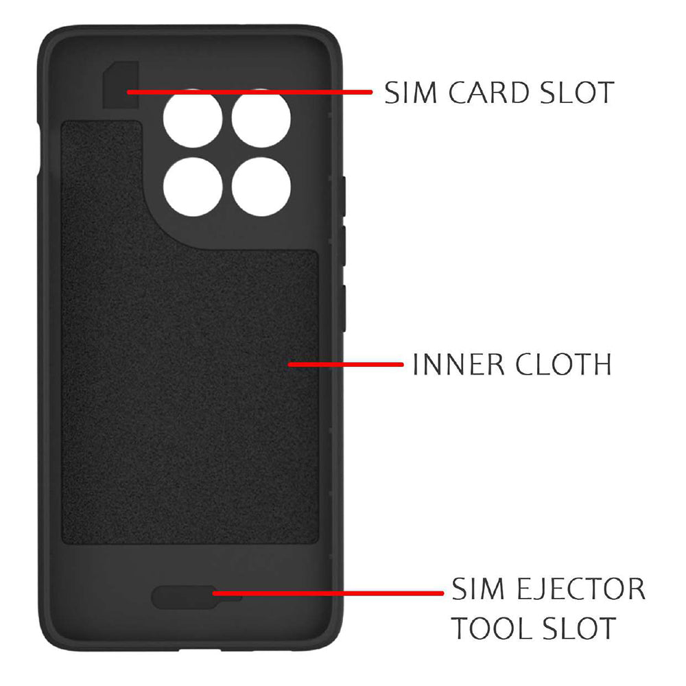 Shockproof Flexible Soft Silicone Back Cover for OnePlus 13R 5G