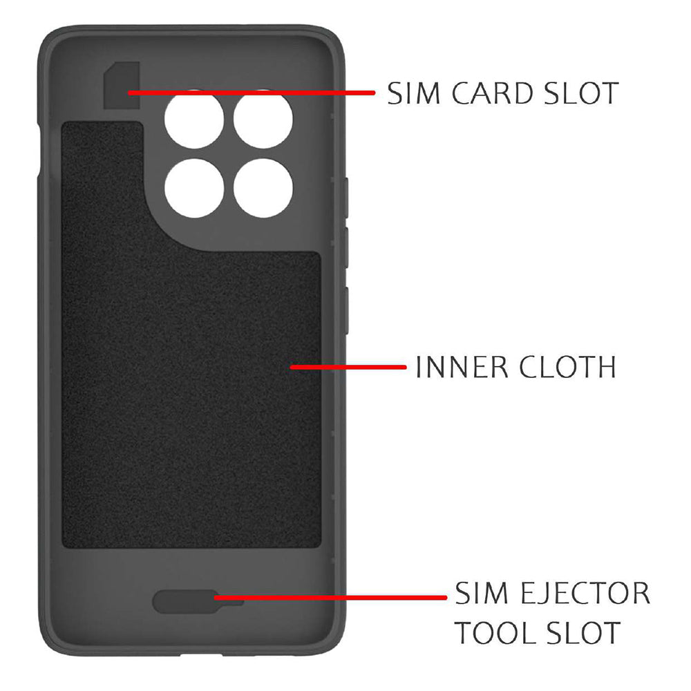 Shockproof Flexible Soft Silicone Back Cover for OnePlus 13R 5G