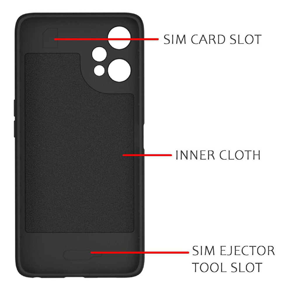 Shockproof Flexible Soft Silicone Back Cover for OnePlus Nord CE 2 Lite 5G